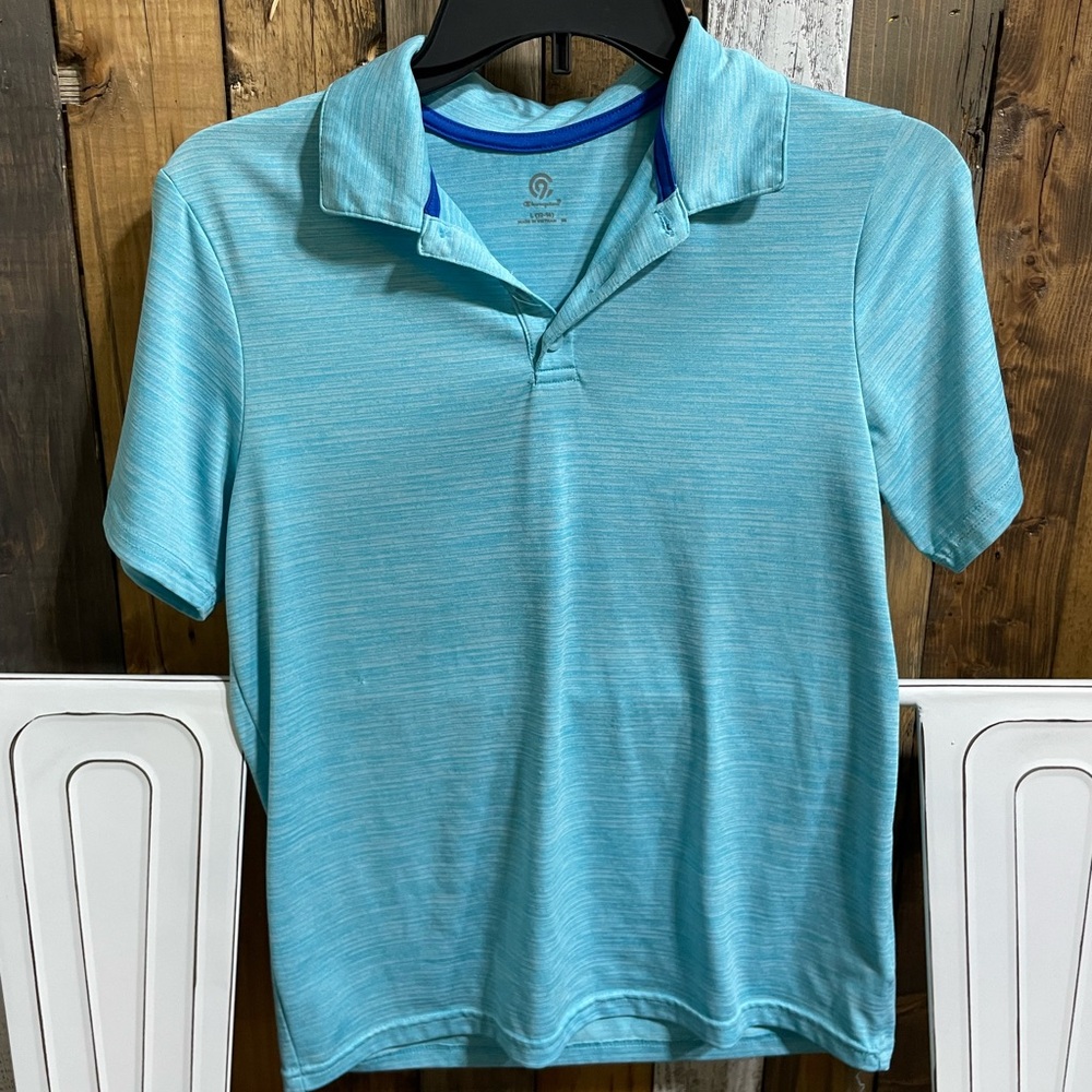 Champion Blue Polo Shirt Classic Design